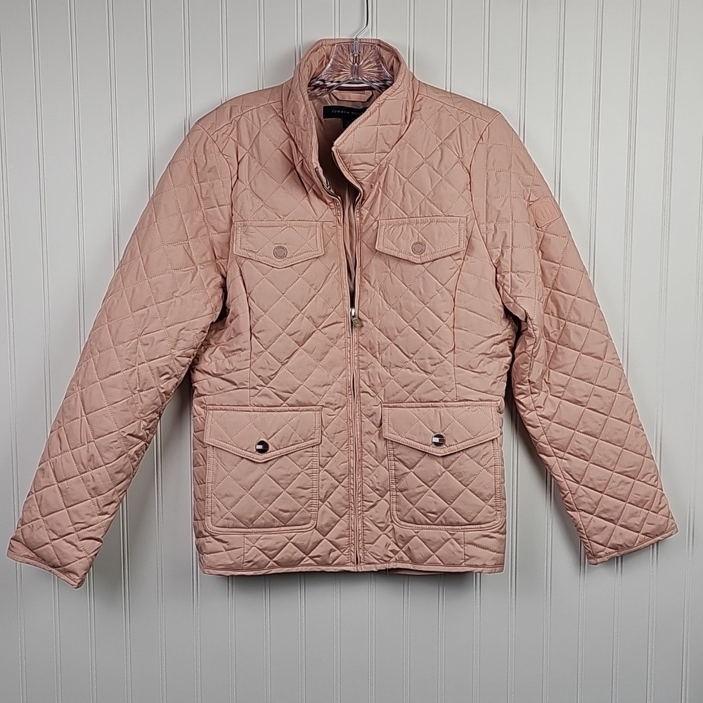 Tommy Hilfiger Quilted Pink Jacket • Size M • Women’s